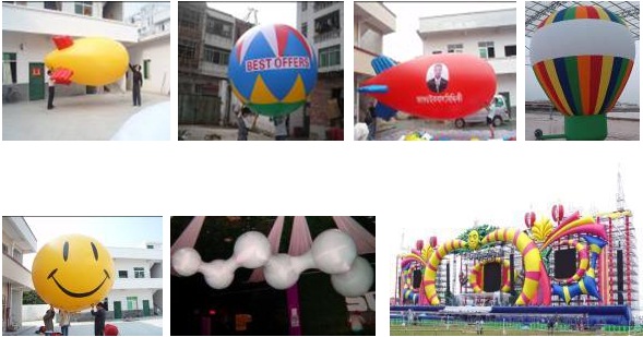 Inflatables for advertising
