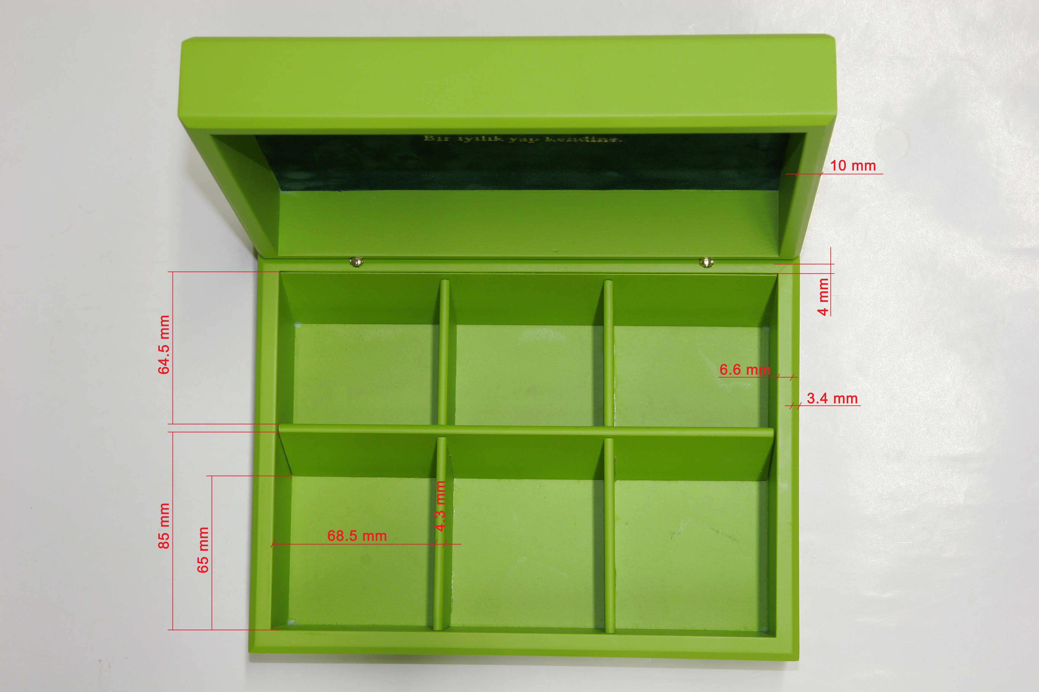 Tea box green