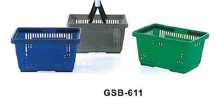 Plastic shopping basket GSB-611