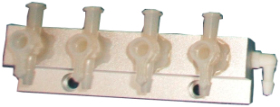 plastic 3-way valves assembly